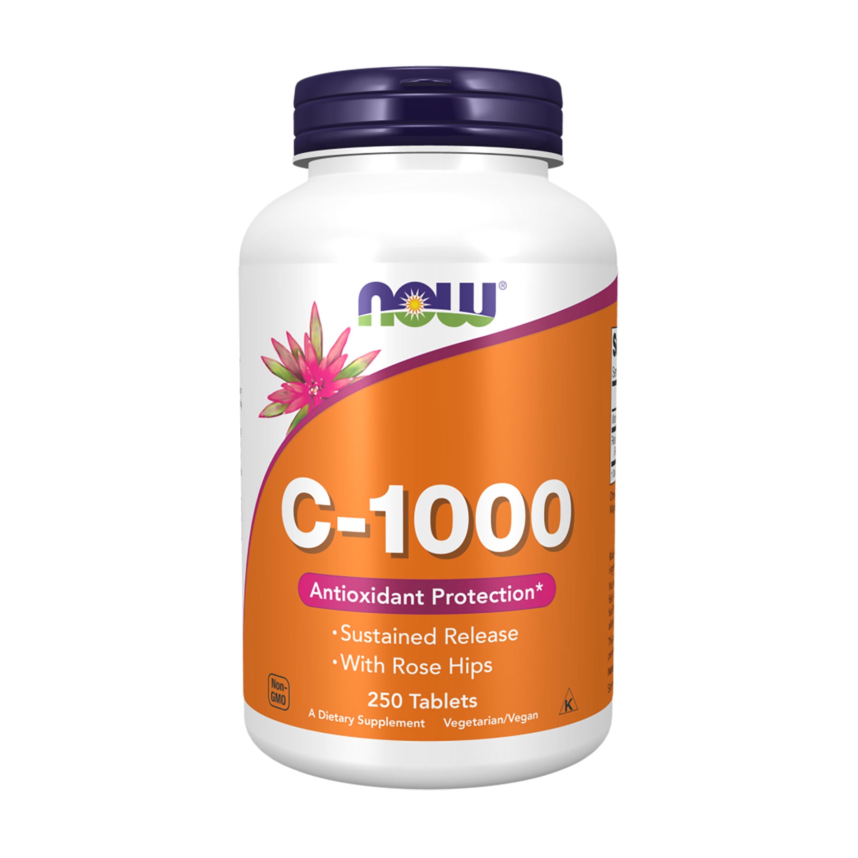 Вітамін С NOW Foods Vitamin C-1000 з шипшиною, 250 таблеток